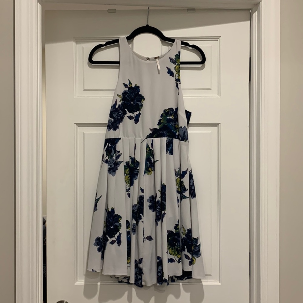 Free people halter mini dress
